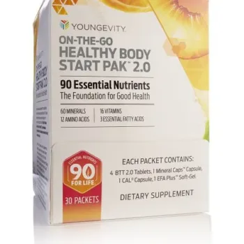 On-The-Go Healthy Body Start Pak 2.0 - 30 packets - Youngevity Health Nutrition supplement product image.