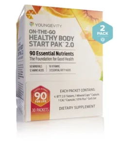 On-The-Go Healthy Body Start Pak 2.0(30ct) 2 boxes - Youngevity Health Nutrition supplement product image.