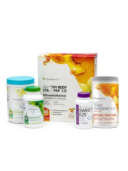 Healthy Body Blood Sugar Pak 2.5 - Youngevity Health Nutrition supplement product image.