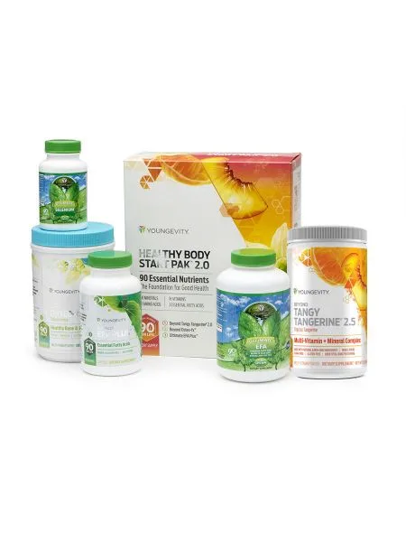 Healthy Body Brain and Heart Pak 2.5 - Youngevity Health Nutrition supplement product image.