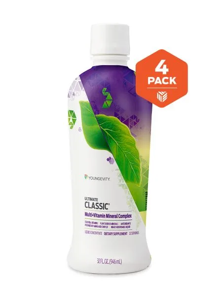 Ultimate Classic - 32 fl oz (4 Pack) - Youngevity Health Nutrition supplement product image.