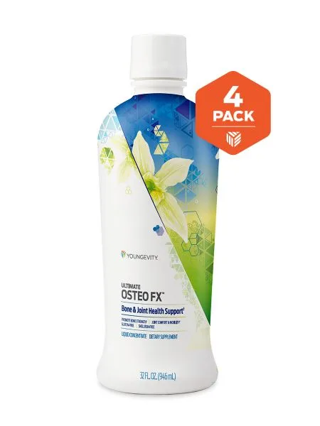 Ultimate Osteo fx - 32 fl oz (4 Pack) - Youngevity Health Nutrition supplement product image.