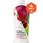 Oxybody Cherry Berry 32 fl oz (4 Pack) - Youngevity Health Nutrition supplement product image.