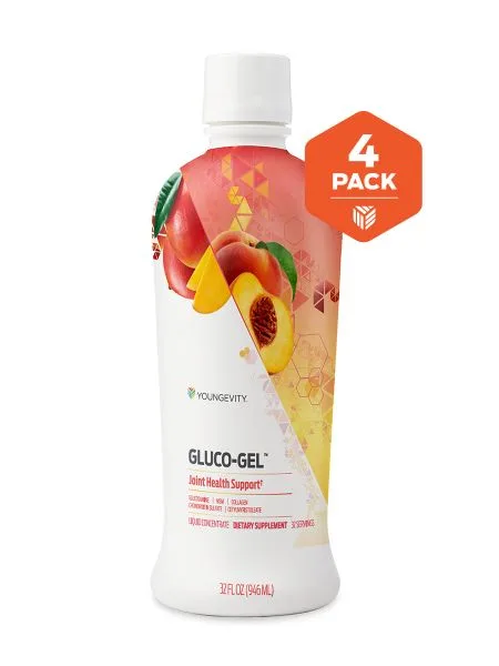 Liquid Gluco-Gel - 32 fl oz (4 Pack) - Youngevity Health Nutrition supplement product image.