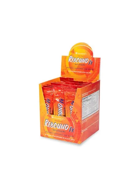 Rebound FX Citrus Punch On-The-Go Stick Packs - 30 Count Box - Youngevity Health Nutrition supplement product image.