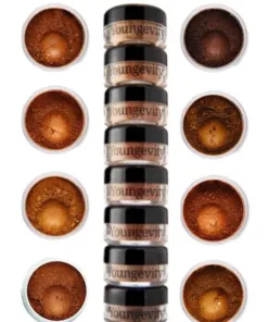 Mineral Makeup Sample Tower - Medium to Dark - Youngevity Spa and Beauty supplement product image.