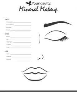 Mineral Make-Up Color Match Pad - Youngevity Spa and Beauty supplement product image.