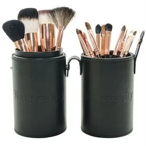 Mineral Makeup Brush Kit - Black Case - Youngevity Spa and Beauty supplement product image.