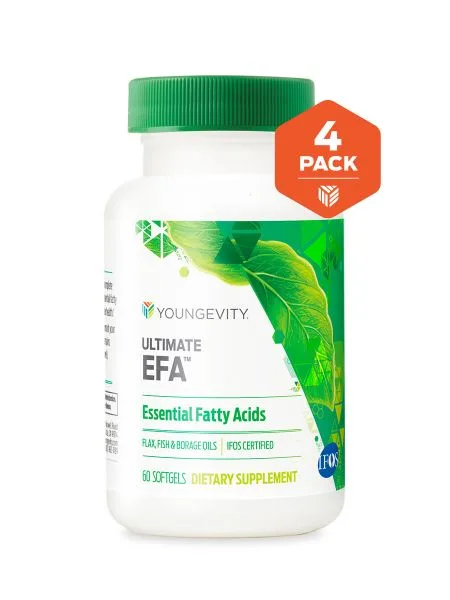 Ultimate EFA - 60 soft gels (4 pack) - Youngevity Health Nutrition supplement product image.