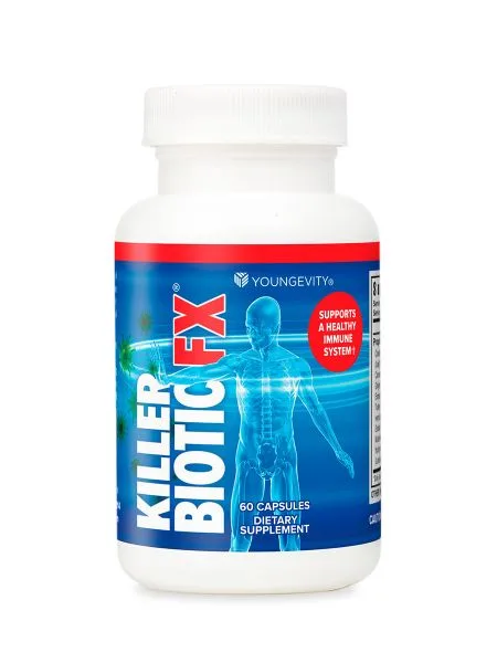 Killer Biotic FX - 60 capsules - Youngevity Health Nutrition supplement product image.