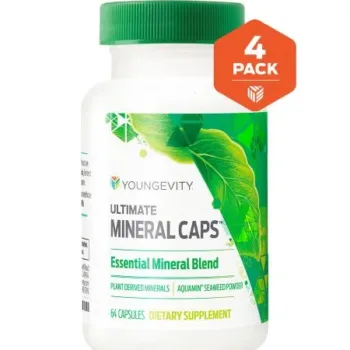 Ultimate Mineral Caps - 64 capsules (4 Pack) - Youngevity Health Nutrition supplement product image.
