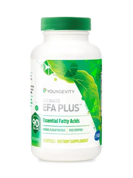 Ultimate EFA Plus - 90 soft gels - Youngevity Health Nutrition supplement product image.