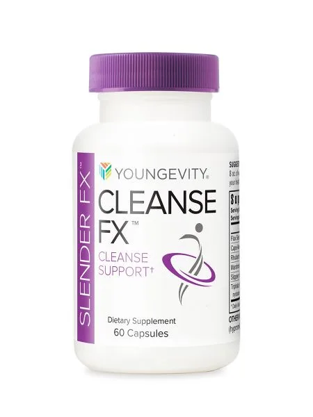 Slender Fx Cleanse Fx - 60 capsules - Youngevity Health Nutrition supplement product image.