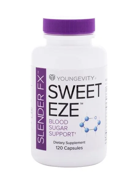 Slender FX Sweet Eze - 120 capsules - Youngevity Health Nutrition supplement product image.
