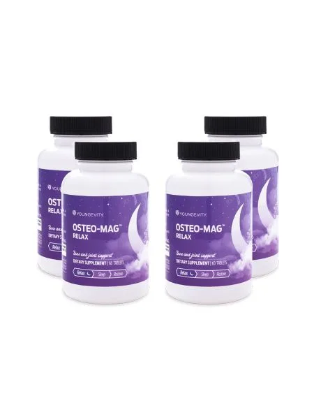 Osteo-Mag - 60 tablets (4 Pack) - Youngevity Health Nutrition supplement product image.