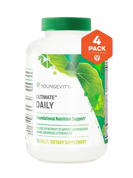 Ultimate Daily - 180 tablets (4 Pack) - Youngevity Health Nutrition supplement product image.