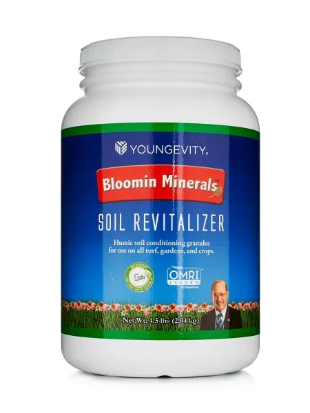 Bloomin Minerals Soil Revitalizer - 4.5 lbs - Youngevity Home and Family supplement product image.
