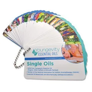 Essential Oil Reference Card Set - Youngevity Essential Oils supplement product image.