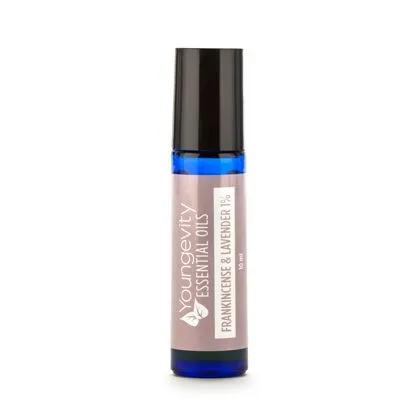 Frankincense & Lavender 1% Roller Bottle - 10ml - Youngevity Essential Oils supplement product image.