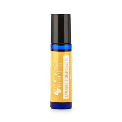 Lavender & Chamomile 1% Roller Bottle - 10ml - Youngevity Essential Oils supplement product image.