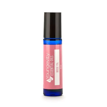 Rose 1% Roller Bottle - 10ml - Youngevity Essential Oils supplement product image.
