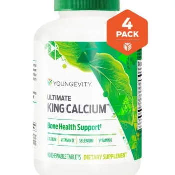 Ultimate King Calcium - 90 chewable tablets (4 Pack) - Youngevity Health Nutrition supplement product image.