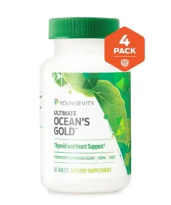 Ultimate Ocean's Gold - 60 Tablets (4 pack) - Youngevity Health Nutrition supplement product image.