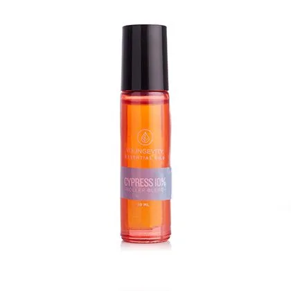 Cypress Oil 10% 10mL Roller Bottle - Youngevity Essential Oils supplement product image.