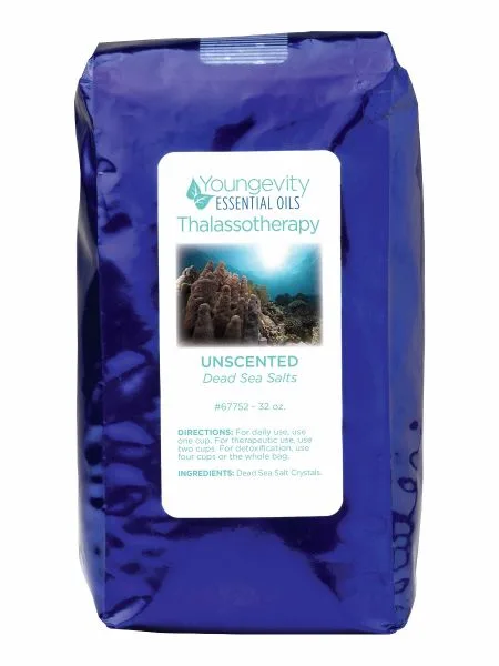 Unscented Dead Sea Bath Salts - 32 oz. - Youngevity Essential Oils supplement product image.
