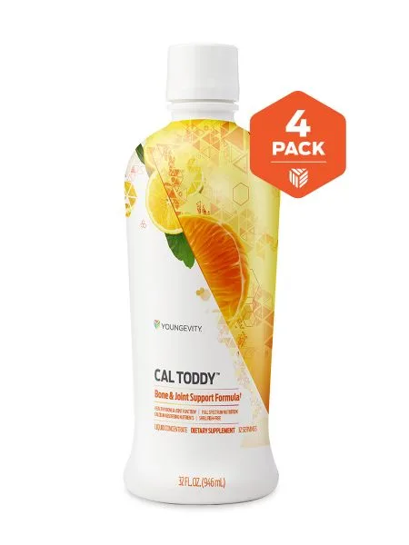 CAL Toddy - 32 fl oz (4 bottles) - Youngevity Health Nutrition supplement product image.
