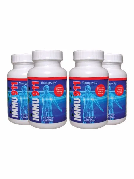 Immu-911 (4 bottles) - Youngevity Health Nutrition supplement product image.