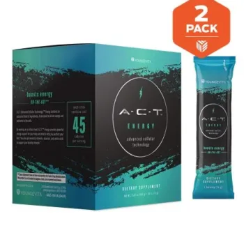 A.C.T. Energy On-The-Go 2 Boxes - Youngevity Health Nutrition supplement product image.