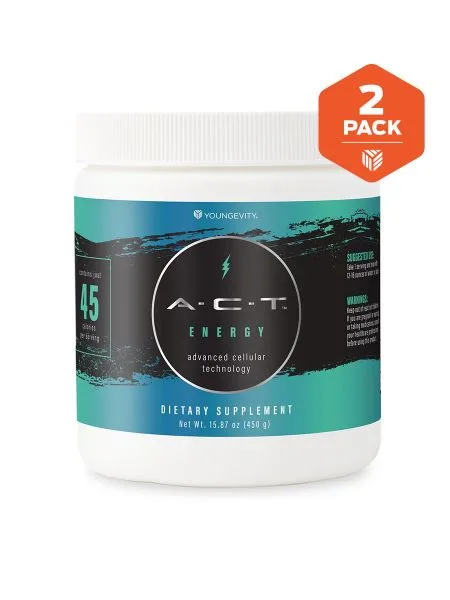 A.C.T. 2 Canisters - Youngevity Health Nutrition supplement product image.