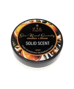 Sun Kissed Serenity Orange & Ginger Solid Scent 0.5 oz - Youngevity Spa and Beauty supplement product image.