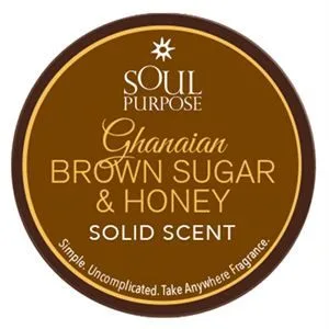 Ghanaian Brown Sugar & Honey Solid Scent - Youngevity Spa and Beauty supplement product image.