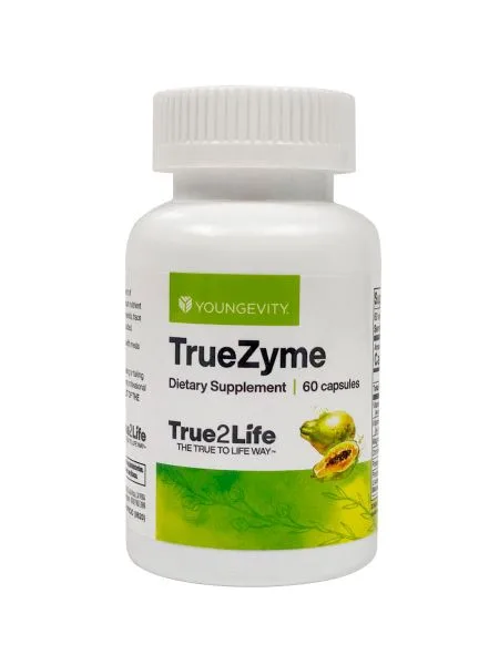 TrueZyme - 60 capsules - Youngevity Health Nutrition supplement product image.