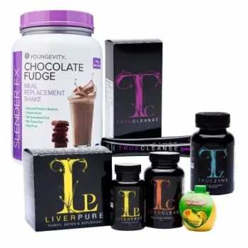 Premiere 30 Day Liver Pure Detox - Chocolate - Youngevity Health Nutrition supplement product image.