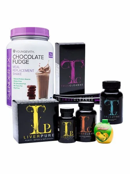 Premiere 30 Day Liver Pure Detox - Chocolate - Youngevity Health Nutrition supplement product image.