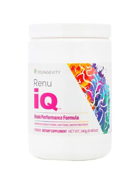 Renu iQ - Single Canister - Youngevity Health Nutrition supplement product image.