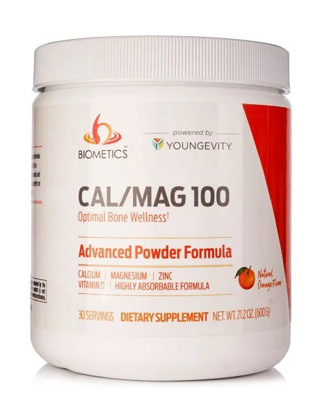 CAL/MAG 100 - Youngevity Health Nutrition supplement product image.