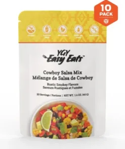 YGY Easy Eats Cowboy Salsa Mix - 10 Pack - Youngevity Food and Beverage supplement product image.