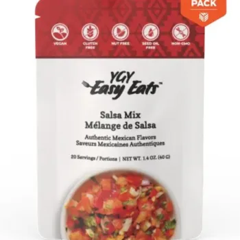 YGY Easy Eats Salsa Mix - 10 Pack - Youngevity Food and Beverage supplement product image.
