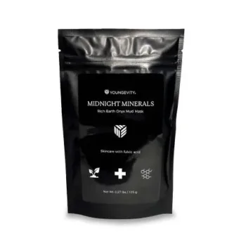 Midnight Minerals - Rich Earth Onyx Clay Mask - Youngevity Spa and Beauty supplement product image.