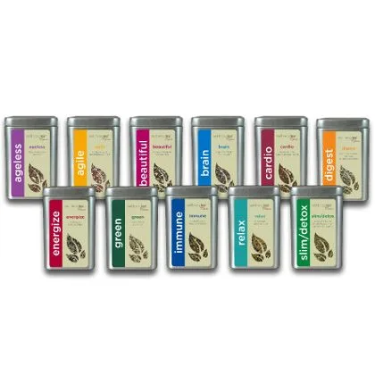 Wellness Tea Tin Collection (11) - Youngevity Home and Family supplement product image.