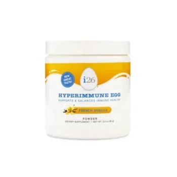 i26 Hyperimmune Egg Powder - French Vanilla - Youngevity Health Nutrition supplement product image.