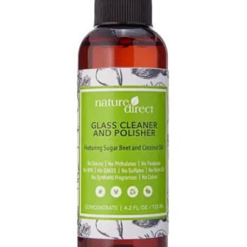 Nature Direct Glass Cleaner and Polisher Concentrate - 125ml - Youngevity Home and Family supplement product image.