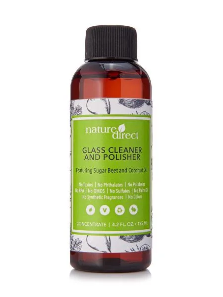 Nature Direct Glass Cleaner and Polisher Concentrate - 125ml - Youngevity Home and Family supplement product image.