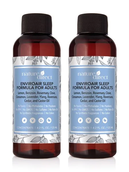 Nature Direct EnviroAir Sleep Formula for Adults Concentrate - 125ml 2-Pack Bundle - Youngevity Home and Family supplement product image.