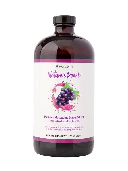 Nature’s Pearl Premium Muscadine Grape Extract - Youngevity Health Nutrition supplement product image.