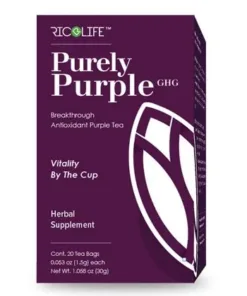 Purely Purple GHG 20 Tea Bags - Youngevity Food and Beverage supplement product image.